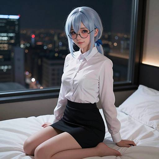 Ultra-Realistic Shenhe Portrait Indoors