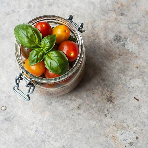 Heirloom Cherry Tomatoes with Basil