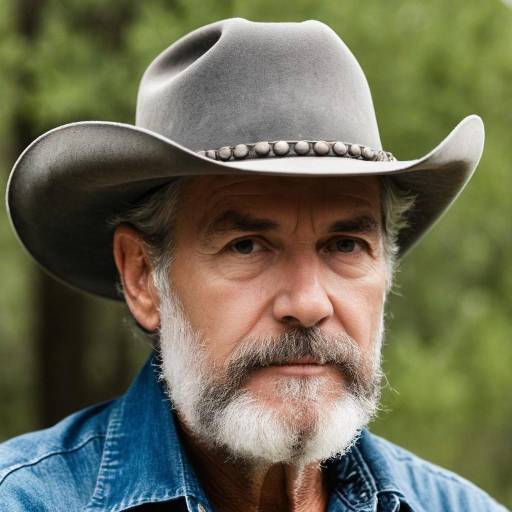 Mature Cowboy in Natural Light Portrait