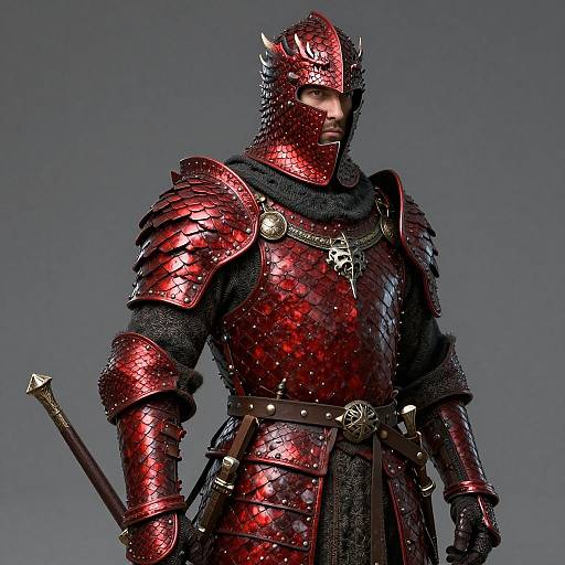 Hyper-Realistic Medieval Warrior Armor