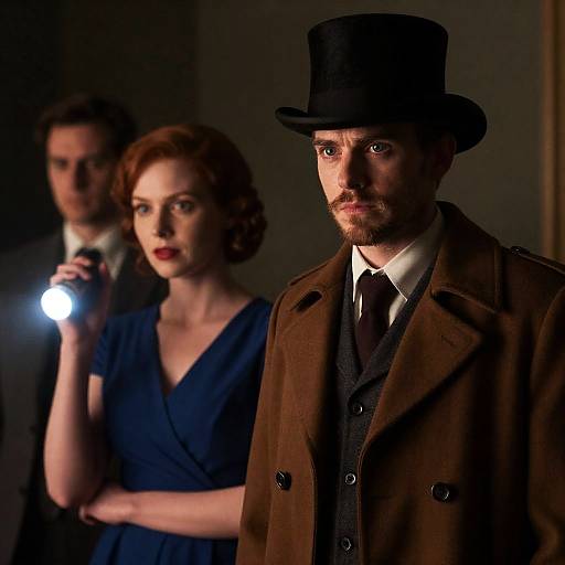 A Mysterious Encounter in Dim Light