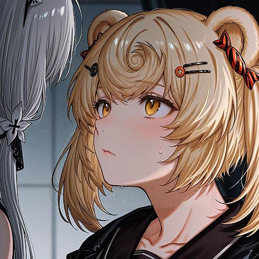 Illustration of Gummy (arknights), arknights in the style of Fushirun rung