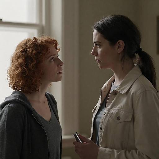 Intimate Encounter Between Two Women