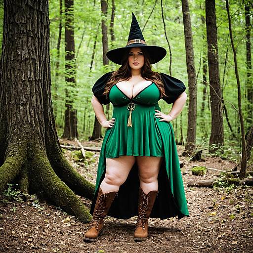 Enchanting Plus Size Wizard Costume Capture