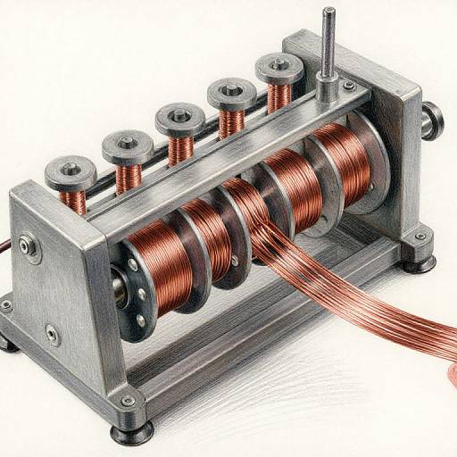 Color Pencil Graffiti of Copper Wire Braiding