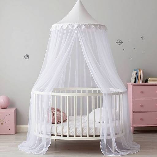 Whimsical Baby Bed with Canopy