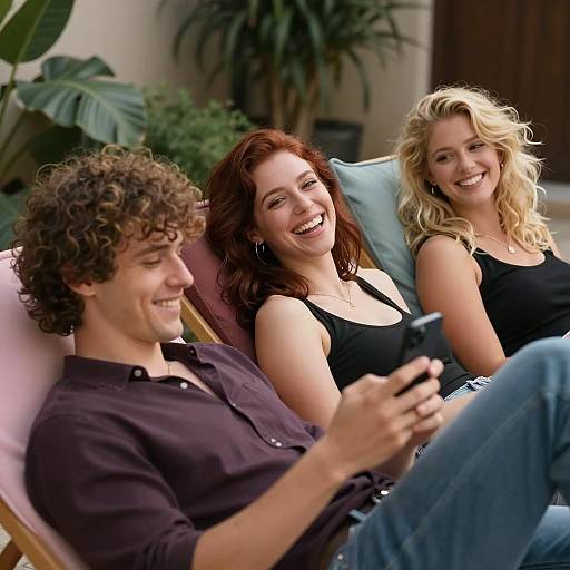 Enjoying Outdoor Moments with Friends