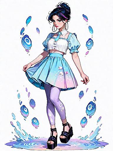 Contemporary Romantic Fashion Portrait