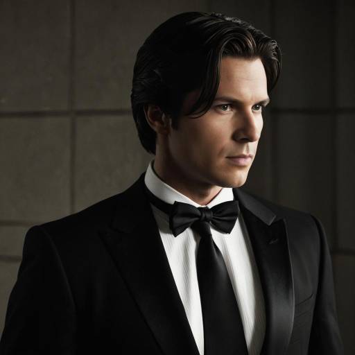 Elegant Bruce Wayne Evening Wear Cosplay