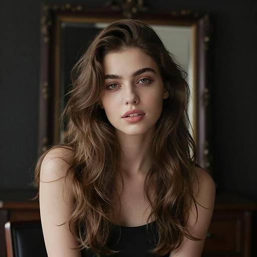 Elegant Portrait of Young Woman