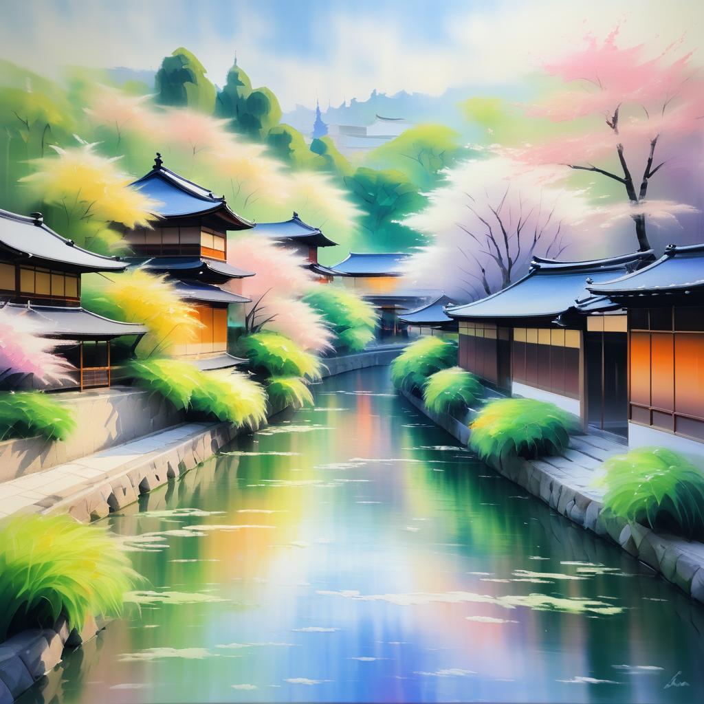 Pastel Impressionism: Kyoto on Canvas