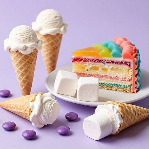 Sweet Dessert Delight Scene