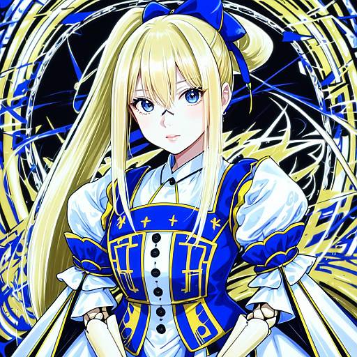 Illustration of Arnval, busou shinki in the style of Bibi02