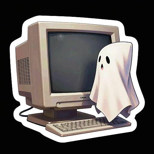 Corsair Ghost on Classic CRT Sticker