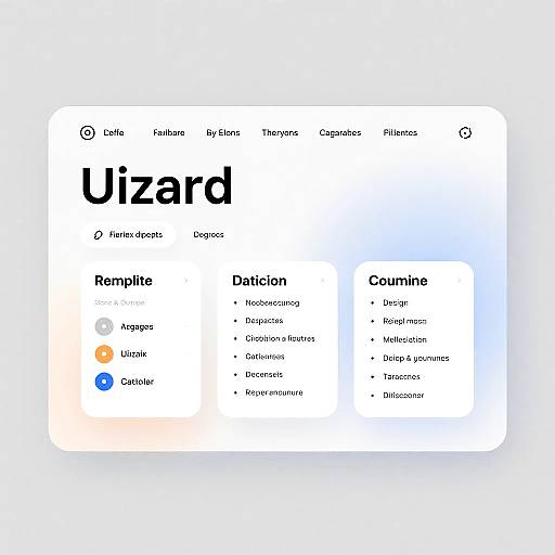 Futuristic Minimalist UI Design Concept