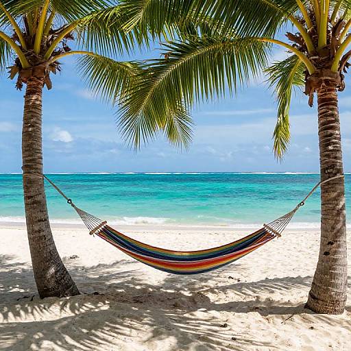Tropical Beach Relaxation Scene