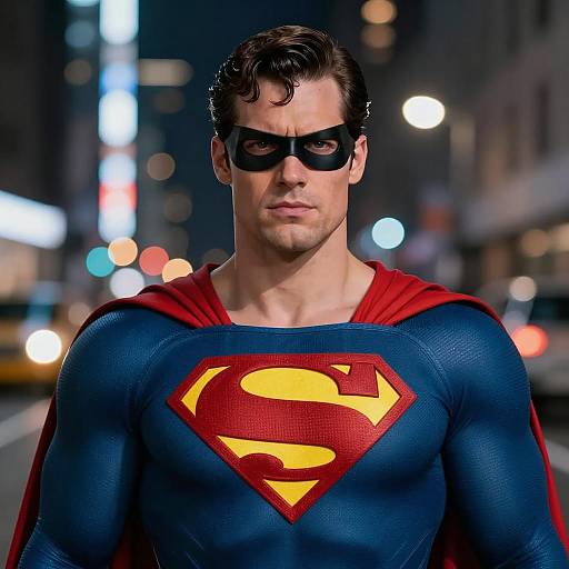 Cinematic Superhero Close-Up Digital Art