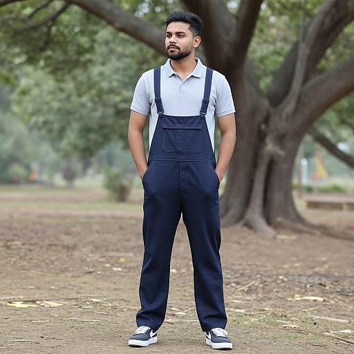 Man in Romper Costume Outdoors