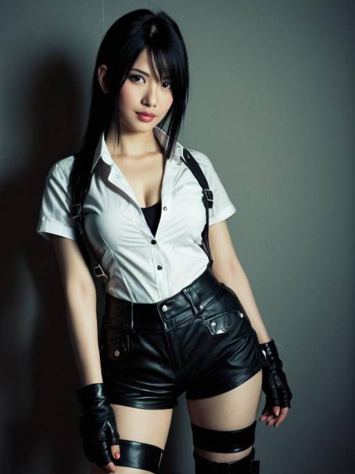 Dynamic Tifa Cosplay Pose Inspiration