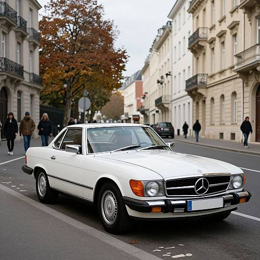 Elegant Mercedes SL 500 on European Street