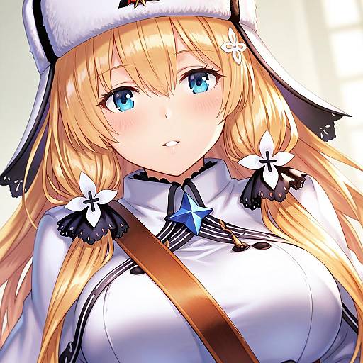 Illustration of Mosin-nagant (girls' frontline), girls' frontline in the style of Anbe yoshirou