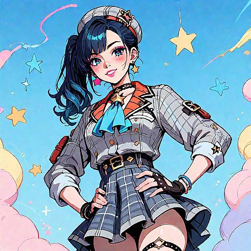 Stage Performance Fashion with Star Theme