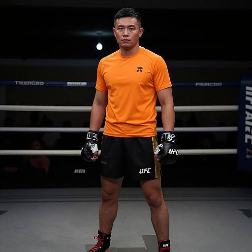 UFC Kickboxing Asian Fighter Pose