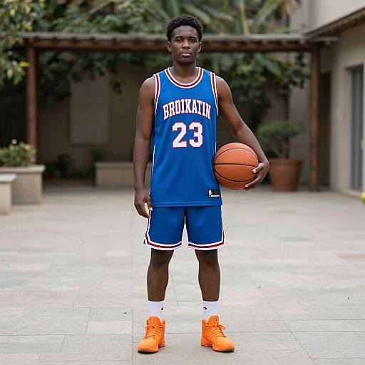 Realistic Adult Basketball Player Costume