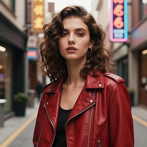 Wavy Blowout with Neon Alley Vibe