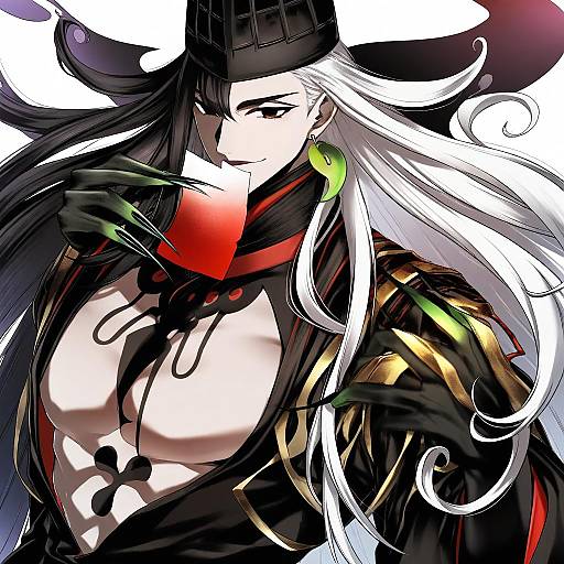 Illustration of Ashiya douman (third ascension) (fate), fate/grand order in the style of Haseru (ginku mh)