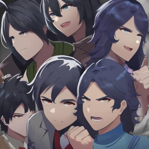 Illustration of Abe takakazu, kuso miso technique in the style of Gar32