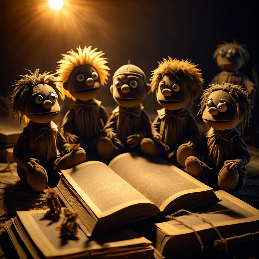 Eerie Puppets in an Apocalyptic Setting