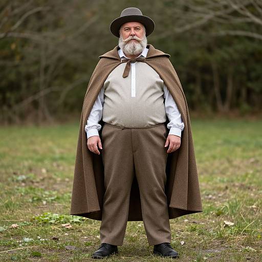 Plus Size Adult Male Costume Outdoors