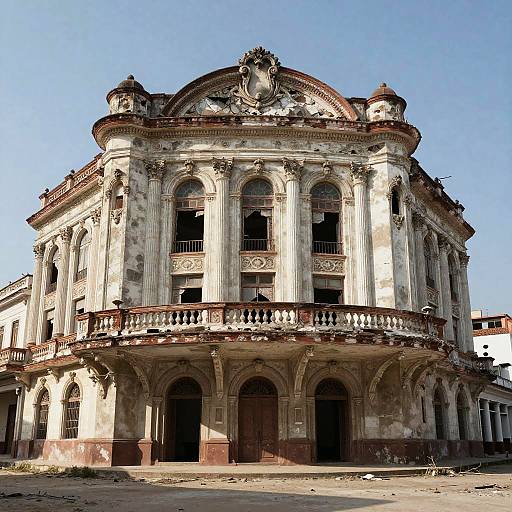 Baroque Punk Abandoned Theater Scene