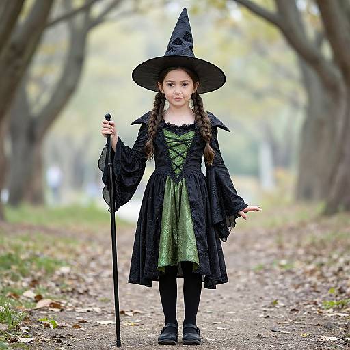 Little Girl Wicked Witch Costume