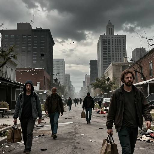 Post-Apocalyptic City Food Search