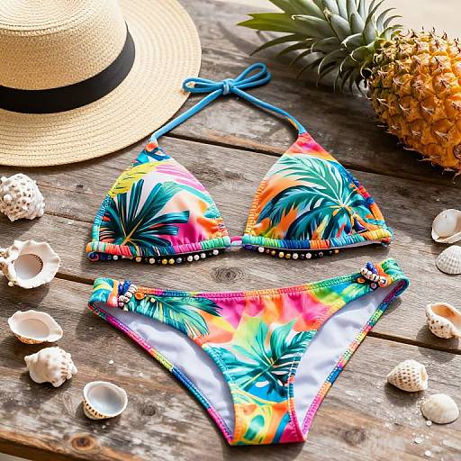 Colorful Bukini Bikini Summer Vibes