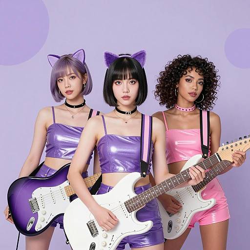 Empowered Trio of Rocking Women