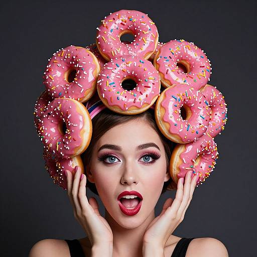 Surreal Donut Headpiece Fantasy