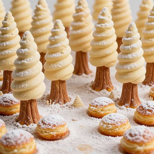 Whimsical Edible Forest Landscape