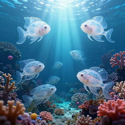 Ethereal AI Underwater Fantasy