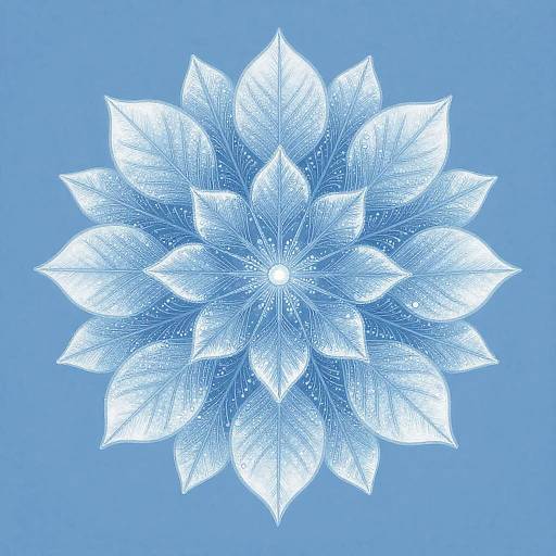 Whimsical Ice Bloom Spirit Art