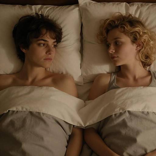 Warm Morning: Two People in Bed