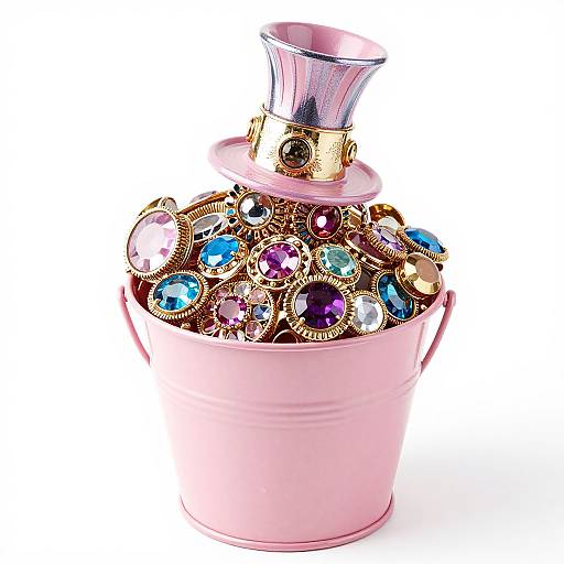 Cyberpunk Mad Hatter Jewelry Bucket