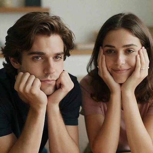 Intimate Portrait of a Couple Together