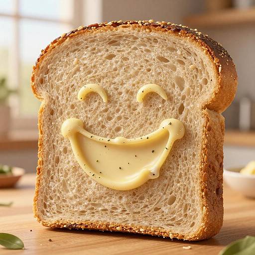 Rye Bread with Laughing Herb Butter