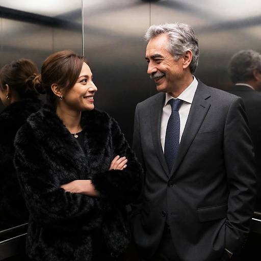 Elevator Encounter: A Warm Connection