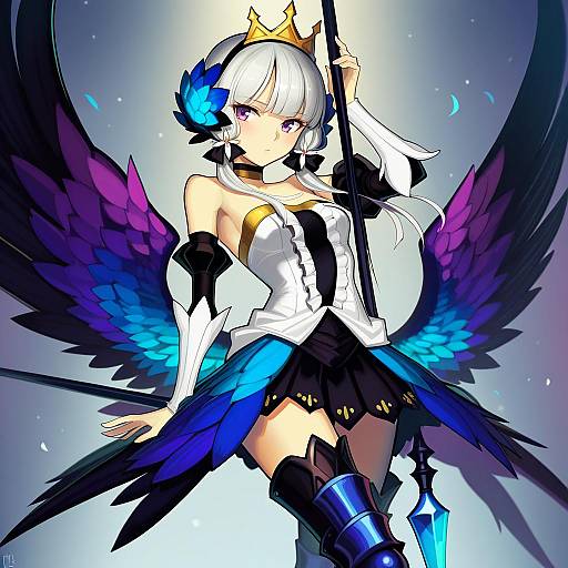 Illustration of Gwendolyn (odin sphere), odin sphere in the style of Cad (caddo)