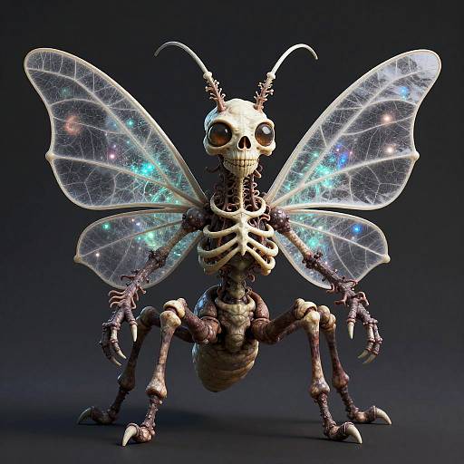 Nebula-Inked Arboreal Octopedal Driftcrawler with Translucent Sails