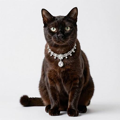 Elegant Ojos Azules Cat Portrait